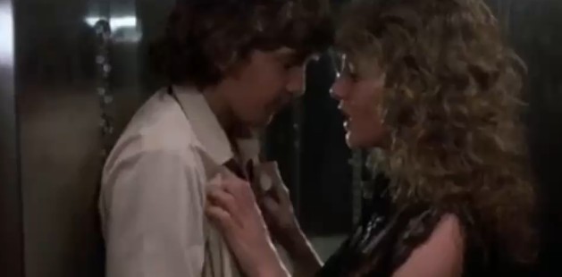 mom sexing wih her son on elavator